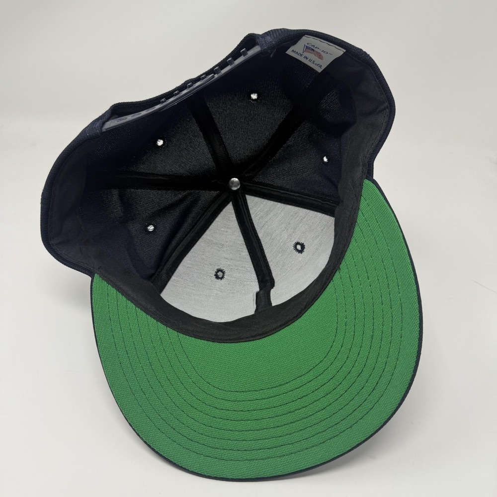 Vintage USS John F Kennedy CV-67 Hat Cap Snap Back Mens One Size Blue Cap-10 80s - Picture 5 of 6
